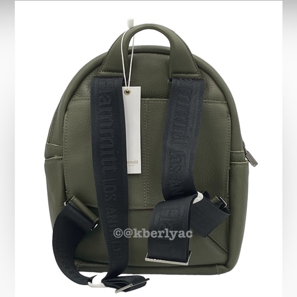 Hammitt Shane Large Olive Pebbled Leather Backpack NWT - Picture 3 of 6